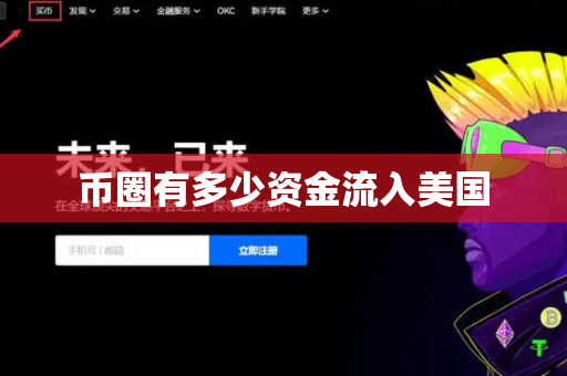 币圈有多少资金流入美国