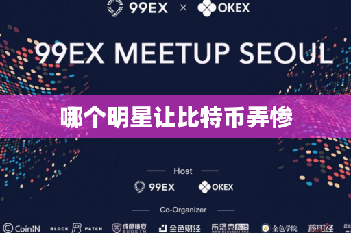 哪个明星让比特币弄惨