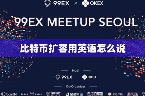 比特币扩容用英语怎么说