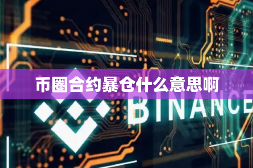 币圈合约暴仓什么意思啊