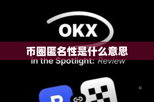 币圈匿名性是什么意思