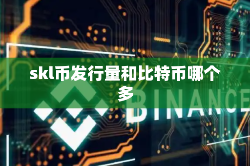 skl币发行量和比特币哪个多