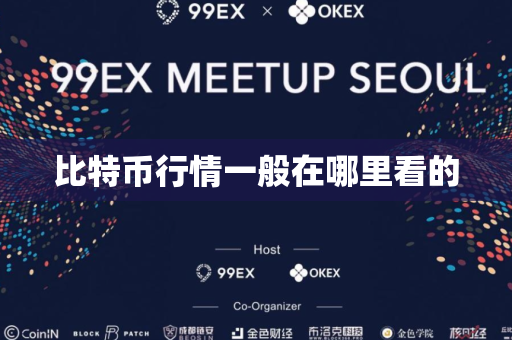 比特币行情一般在哪里看的
